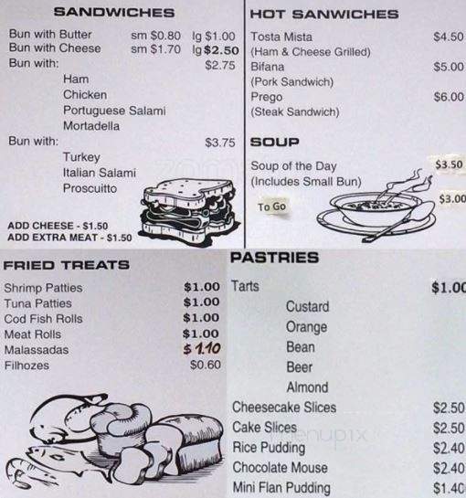 Trigo Bakery - Mississauga, ON menu_pic