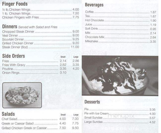 Paul Breakfast And Burger - Scarborough, ON menu_pic