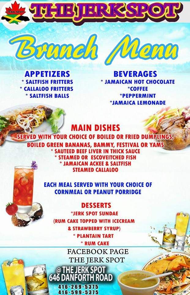 The Jerk Spot - Toronto, ON menu_pic
