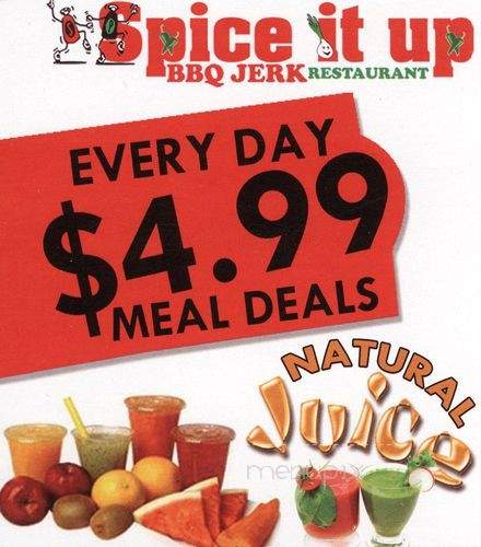 Spice It Up Carribean Cuisine - Scarborough, ON menu_pic
