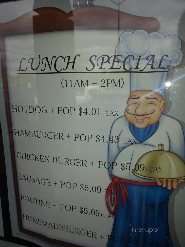 John Anderson Hamburgers - Toronto, ON menu_pic