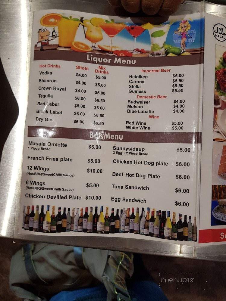 Masala Cafe - Toronto, ON menu_pic