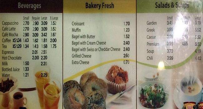Features Cafe - Toronto, ON menu_pic
