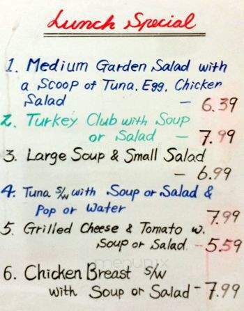 Features Cafe - Toronto, ON menu_pic