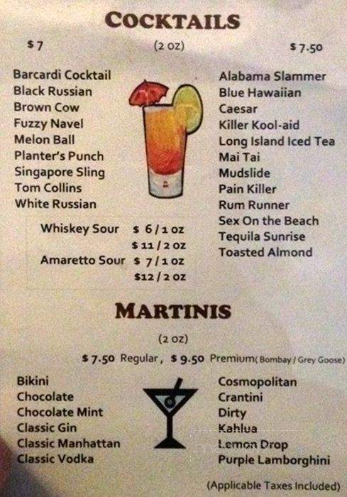 The Beer Station - Toronto, ON menu_pic
