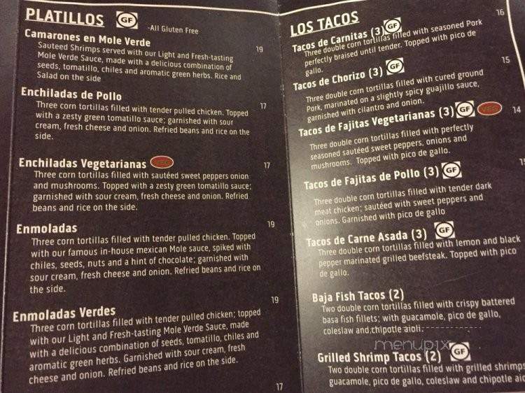 Pancho y Emiliano - Toronto, ON menu_pic