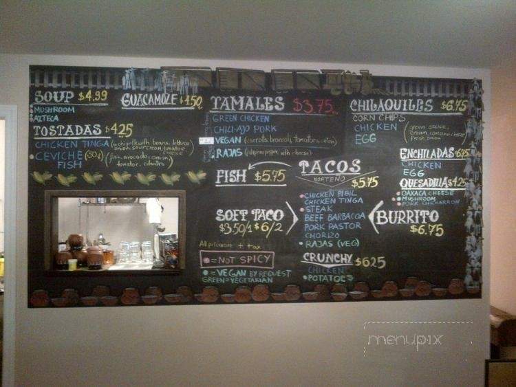 Pancho y Emiliano - Toronto, ON menu_pic
