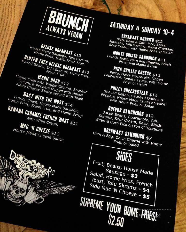 D-Beatstro - Toronto, ON menu_pic