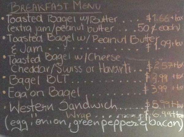Liberty Village Market & Cafe - Toronto, ON menu_pic