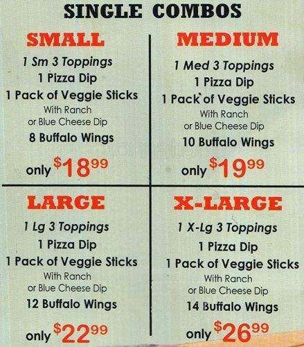 Pizza Maple - Toronto, ON menu_pic