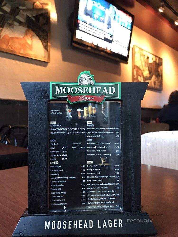 Cafe Pho Nho - Toronto, ON menu_pic