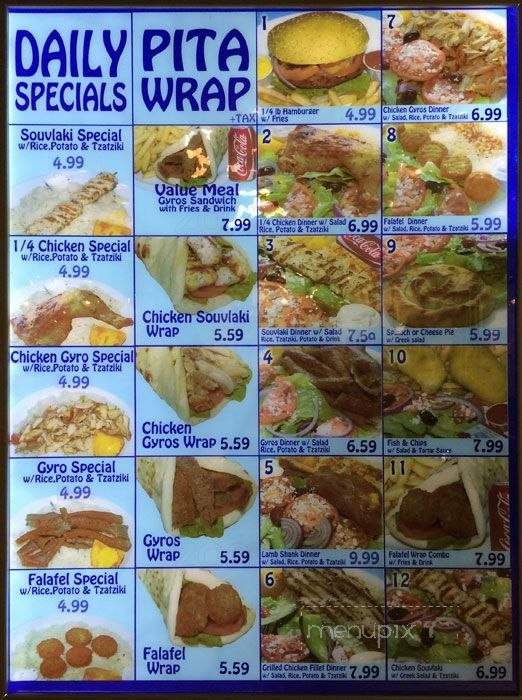 El Greeko - Toronto, ON menu_pic