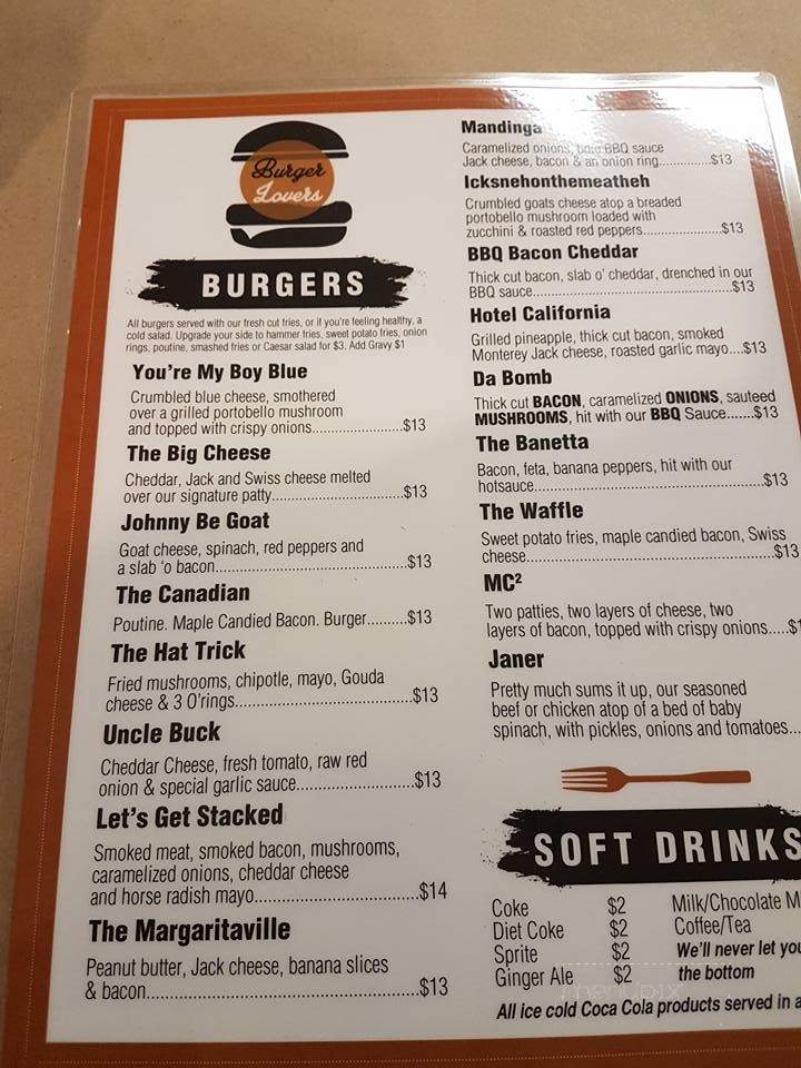 MC's Gourmet Hambugers - Milverton, ON menu_pic