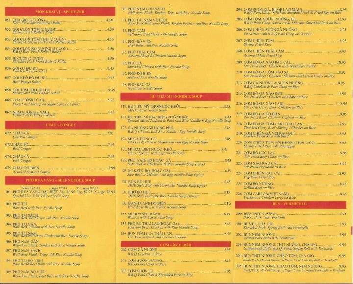 Golden Turtle Restaurant - Kitchener, ON menu_pic