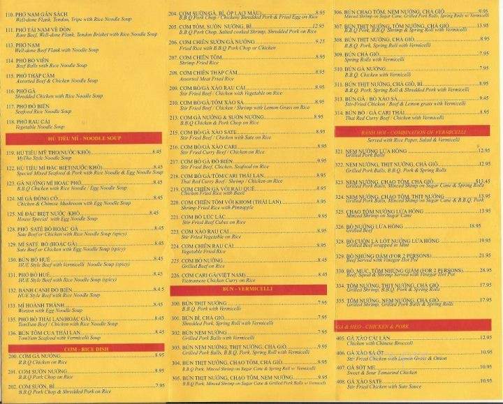 Golden Turtle Restaurant - Kitchener, ON menu_pic