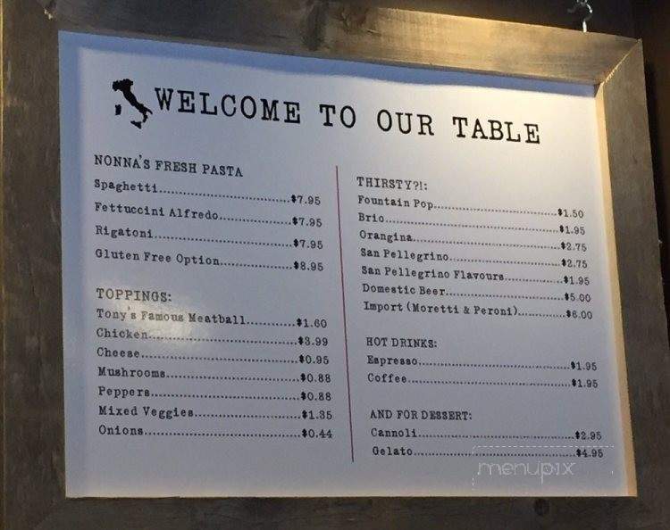 Fresno's - London, ON menu_pic
