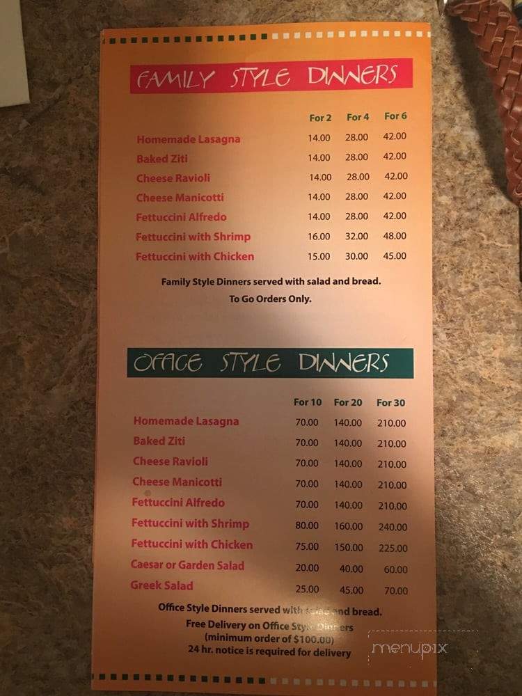 Buon Girono Bistro - Windsor, ON menu_pic