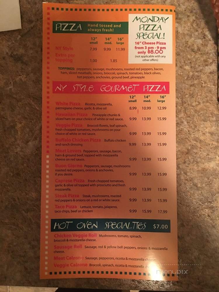 Buon Girono Bistro - Windsor, ON menu_pic