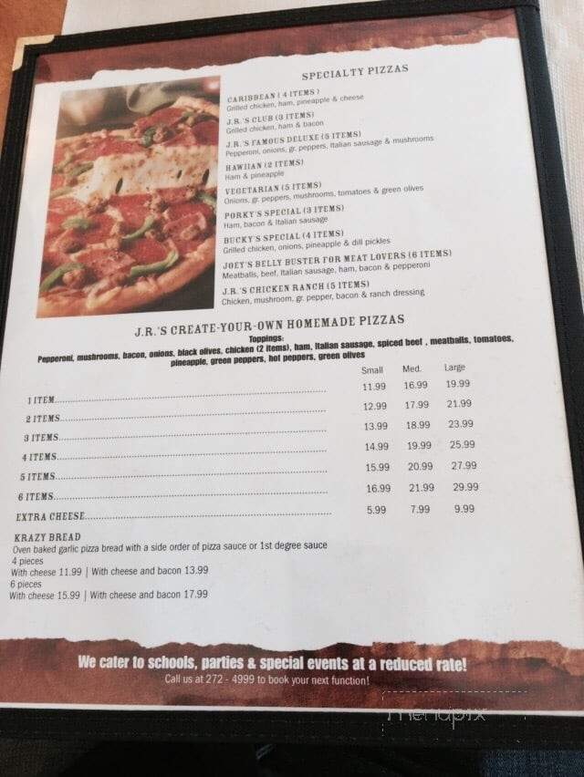 JR BBQ Restaurant - Cochrane, ON menu_pic