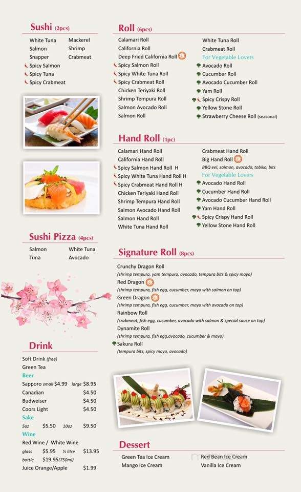 Kinhao Sushi - Sudbury, ON menu_pic