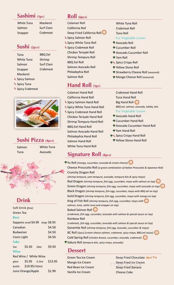 Kinhao Sushi - Sudbury, ON menu_pic