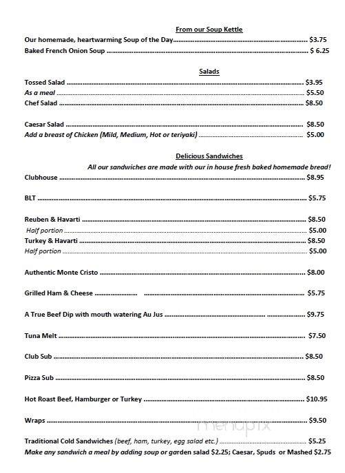 PD's Bistro - Bassano, AB menu_pic