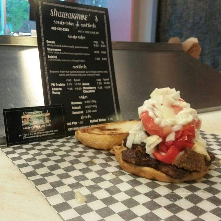 Shawarmoes Sandwiches & Cocktails - Calgary, AB menu_pic