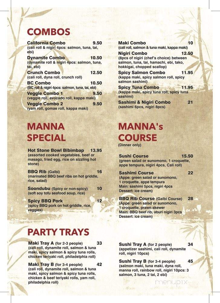 /31483750/Manna-Sushi-Calgary-AB - Calgary, AB