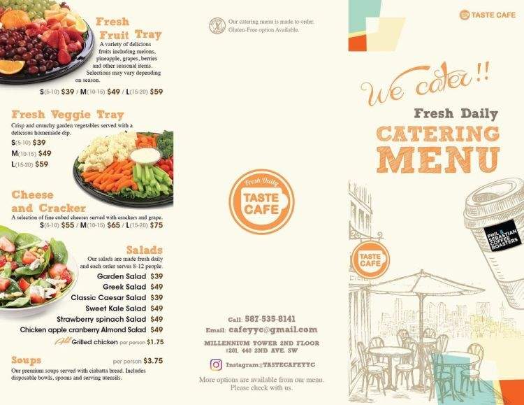 Taste Cafe - Calgary, AB menu_pic