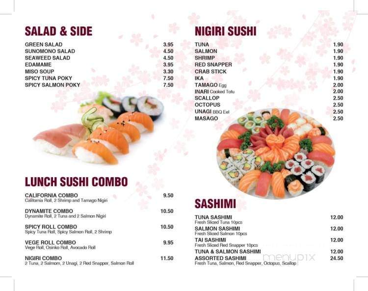 The Maki - Red Deer, AB menu_pic