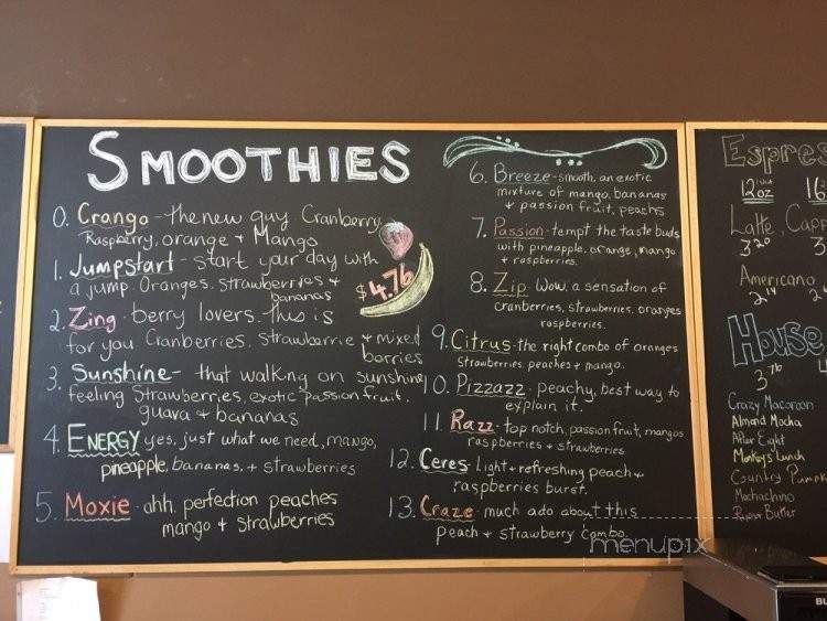 Pebble Ridge Coffee House - Rocky Mountain House, AB menu_pic