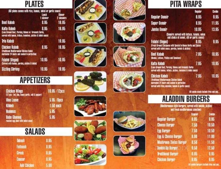 Aladdin Kabob House - Drayton Valley, AB menu_pic