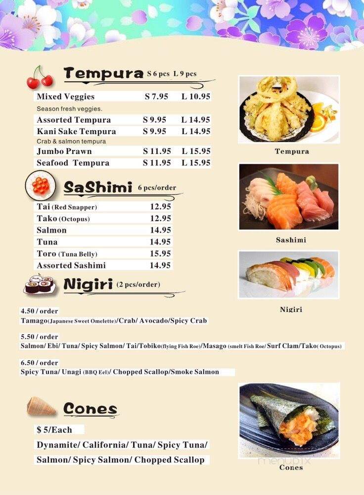 Kita North - Peace River, AB menu_pic