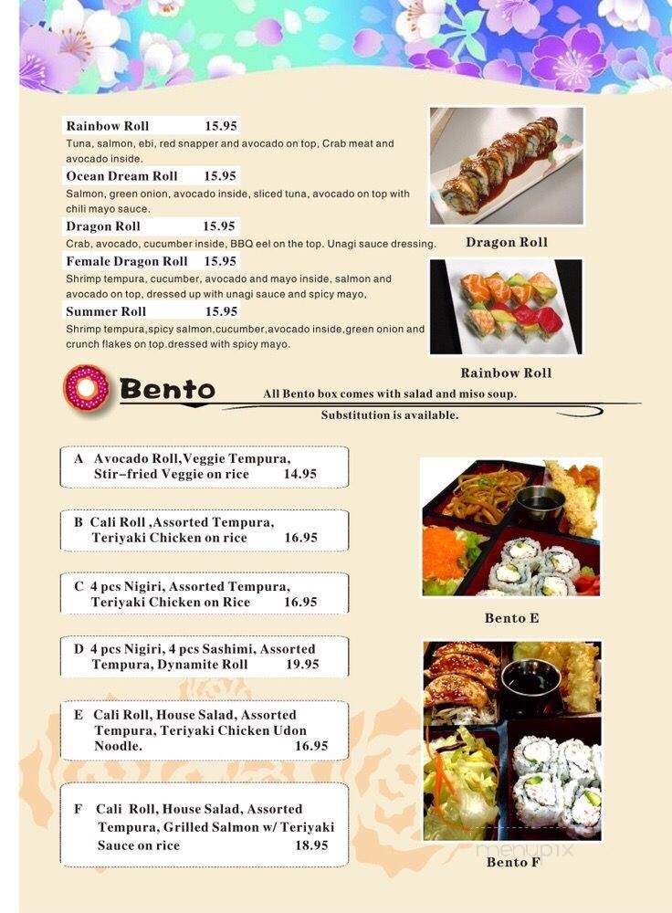 Kita North - Peace River, AB menu_pic