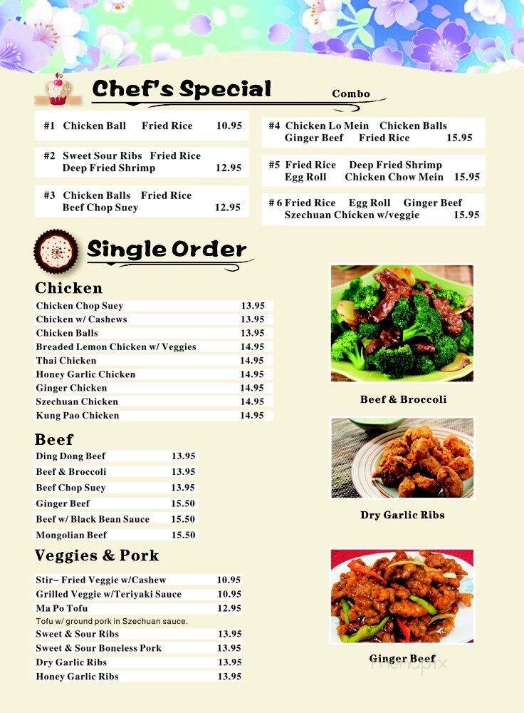 Kita North - Peace River, AB menu_pic