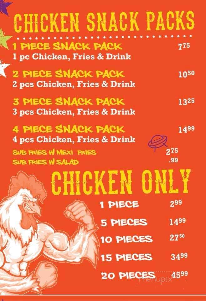 Mag's99 Fried Chicken And Mexican Cantina - Port Alberni, BC menu_pic