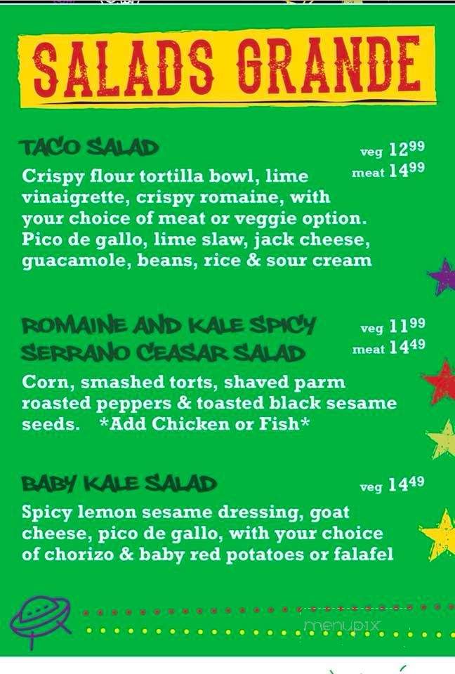 Mag's99 Fried Chicken And Mexican Cantina - Port Alberni, BC menu_pic