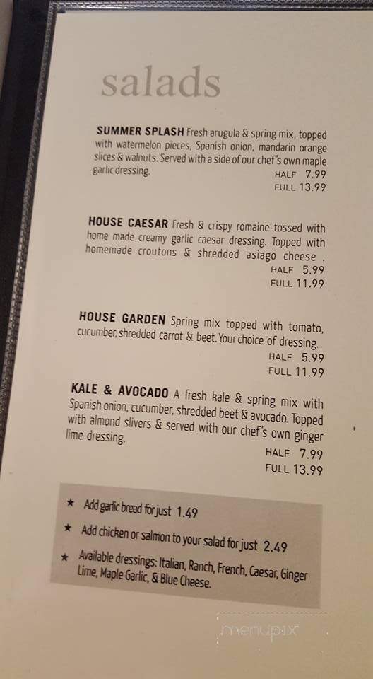 Shuswap Grill - Salmon Arm, BC menu_pic