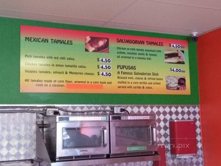 Latin Fiesta - Kelowna, BC menu_pic