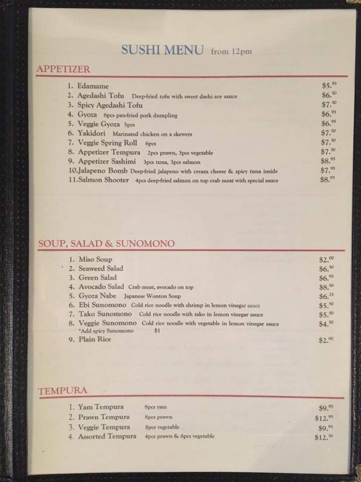 Rivers Restaurant - Chilliwack, BC menu_pic