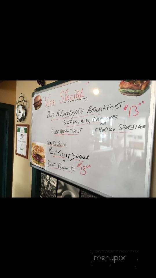 Vics Diner - Abbotsford, BC menu_pic