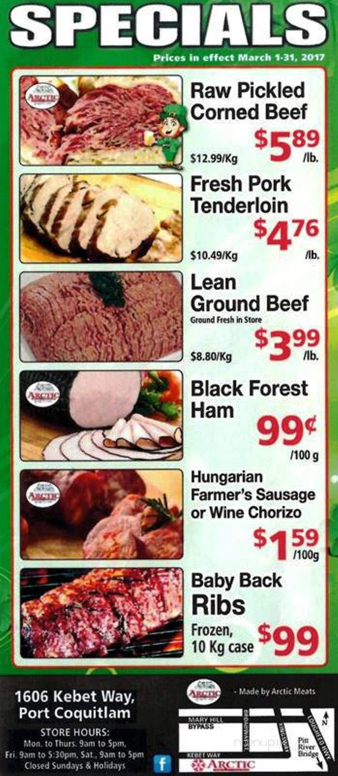 /31407329/Arctic-Meat-and-Sausage-Port-Coquitlam-BC - Port Coquitlam, BC