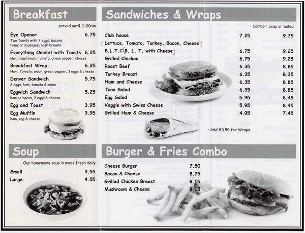 Kims' Cafe - Coquitlam, BC menu_pic