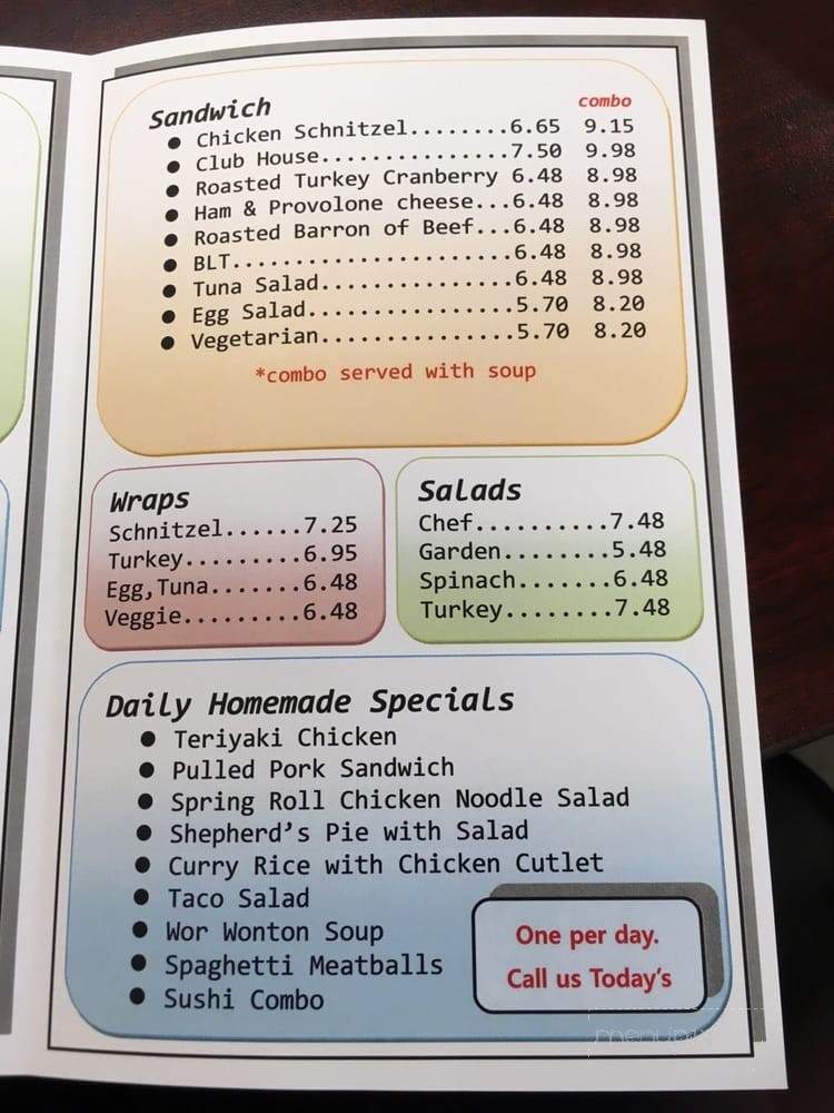 Sandwich Tray - Coquitlam, BC menu_pic