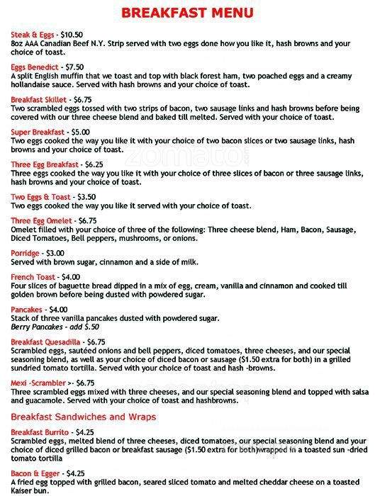 Morrisons Grill, Banquets & Catering - Delta, BC menu_pic