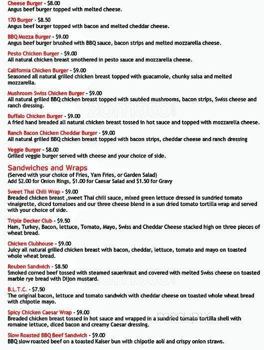 Morrisons Grill, Banquets & Catering - Delta, BC menu_pic