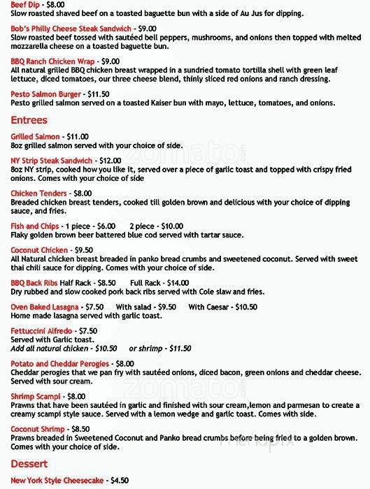 Morrisons Grill, Banquets & Catering - Delta, BC menu_pic