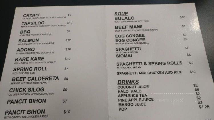 Archie's BBQ - Surrey, BC menu_pic