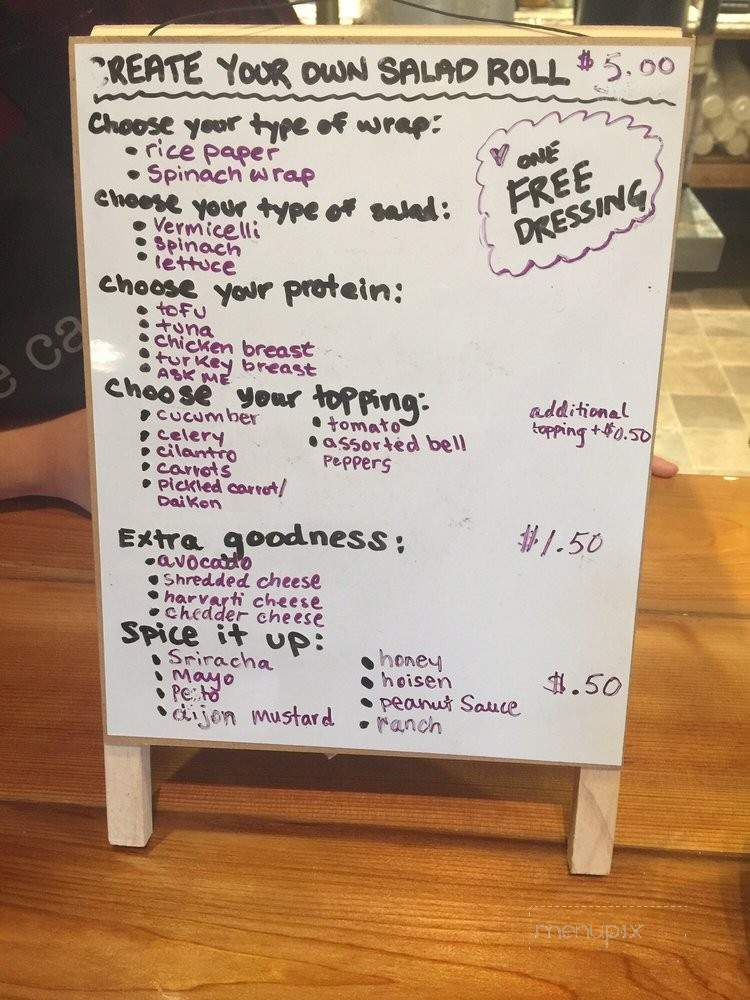 Chance Cafe - Vancouver, BC menu_pic