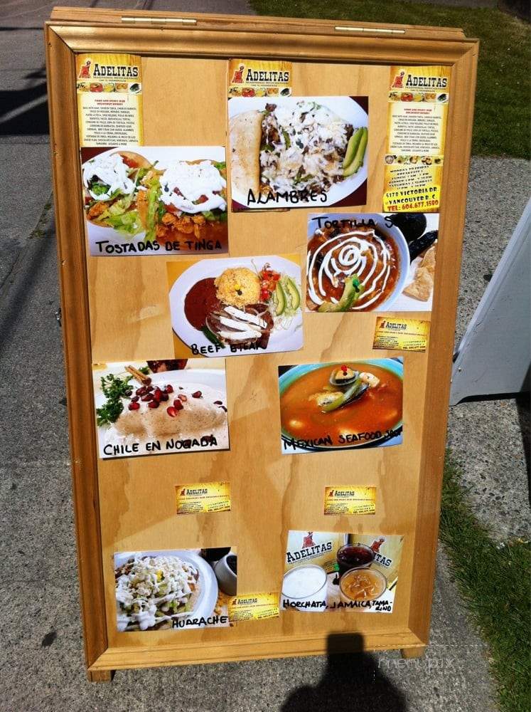 Adelitas - Vancouver, BC menu_pic